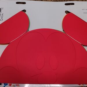 Disney Mousewares Set Of 4 Mickey Mouse Placemats